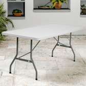 Table pliante rectangulaire portable