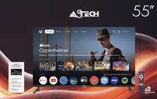 tv smart astech 55" android ultra hd 4k full options