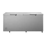 Congélateur 2 portes grande capacité 660l avec roulettes