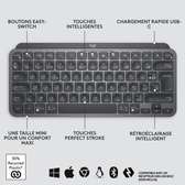 Logitech Clavier Compact Sans Fil AZERTY Gris