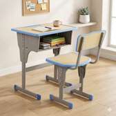 Bureau d'École Réglable avec Chaise Élève