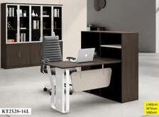 BUREAU DIRECTION EXÉCUTIF AVEC COMPTOIR/RANGEMENT LATÉRAL