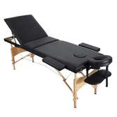 Lit table massage professionnel bois 3plie
