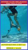 Aqua bike location piscine 1 semaine 15000 F/jour
