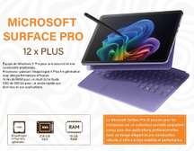 Microsoft Surface Pro 12 x plus 256 / 16 GO Avec clavier