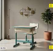 DH-7513 - TABLE BUREAU + CHAISE - ESPACE ÉTUDE / TRAVAIL