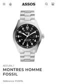 Montre Fossil modèle Defender type Solaire