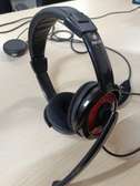 NGS casque audio micro jack noir rouge confortable