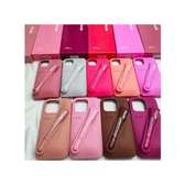 Étui de téléphone + lipgloss pour iPhone 15 et 16 pro