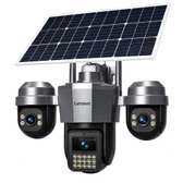 Caméra Solaire Lenovo 4G 9MP | Triple Objectif