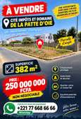 Terrain 382 m² angle à la Cité impôts et domaines