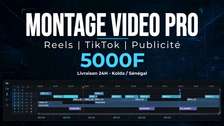 Montage vidéo pro Reels TikTok 24h
