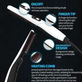 Brosse à cheveux chauffante, lisseur électrique pour barbe