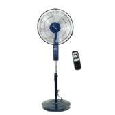 VENTILATEUR 16POUCES LEFON SUR PIED AVEC COMMANDE NOIR