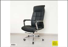 Chaise bureau ergonomique noire appui-tête réglable