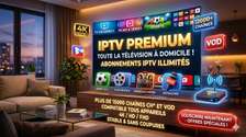 Abonnement IPTV 1/3/6/12/24 Mois