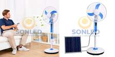 VENTILATEUR SOLAIRE RECHARGEABLE