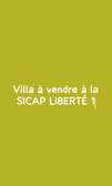 Villa à vendre à la SICAP Liberté 1