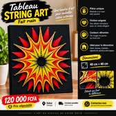 Tableau String Art fait main – 1,20 m – Pièce unique
