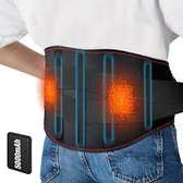 Ceinture chauffante lombaire rechargeable 5000mAh noire