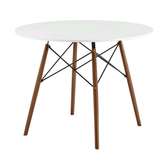 Table à manger ronde en bois