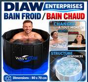 Baignoires pliables pour bains froids chauds 80x70 cm