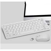 Clavier souris sans fil blanc – avec mini connecteur