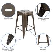 Tabouret vintage en métal