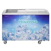 CONGELATEUR 400LITRES HISENSE HORIZONTAL VITRINE