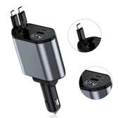 Chargeur voiture USB double port type-C avec affichage