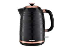 BOUILLOIRE ELECTRIQUE 1.7L NIKAI PLASTIQUE 244 NOIR/BRONZE