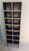 Meuble rangement chaussures bois clair 10 compartiments
