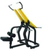 Appareil musculation dos jaune noir robuste métal