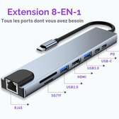 Écran 4K HD noir avec port HDMI pour PC