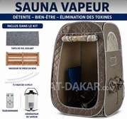 Sauna vapeur avec télécommande et masseur pieds