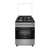 CUISINIERE 4FEUX ASTECH 60X60 A GAZ AVEC FOUR A GAZ INOX