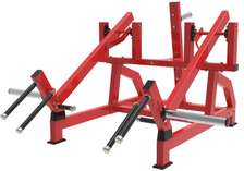 Machine squat jambes acier rouge capacité lourde