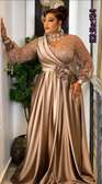 Robe soirée satin