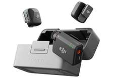 DJI Microphone sans fil noir avec station de charge