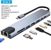 HUB USB C, Adaptateur USB C 8 en 1