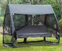 Balançoire De Jardin 3 Places Exterieur Convertible en Lit