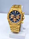 Montre  Piguet Royal Oak Chronographe or jaune bleu