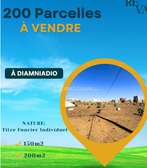 200 PARCELLES À VENDRE À DIAMNIADIO
