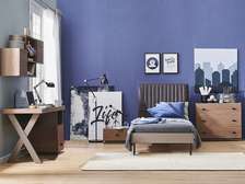 CHAMBRE A COUCHER ENFANT 120x200 AKRON COULISSANTES MARRON
