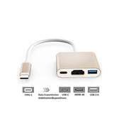 ADAPTATEUR TYPE C 3 EN 1