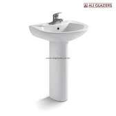 Lavabo colonne blanc céramique design moderne