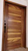 Porte intérieure bois massif panneaux horizontaux clair