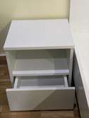 Lit et 2 commodes blanc