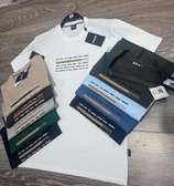 Boss t-shirt coton logo homme multi-couleurs