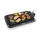 Tristar grill électrique noir grande surface rainurée